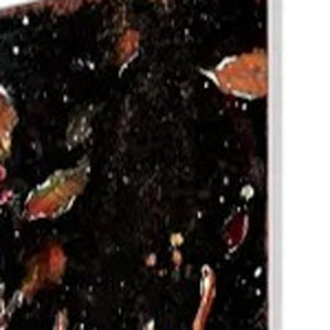 42" Black Red And Green Christmas Solid Wood Deer Garden Stake