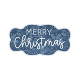 Set of Two Blue And White Christmas Home For The Holidays Wood Wall Decor