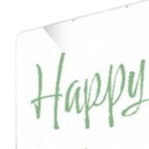 72" White And Green Solid Wood Happy Easter Easter Porch Sign