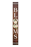 72" Brown Solid Wood Blooms Porch Sign