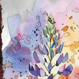 10" Pink Purple White And Yellow Solid Wood Floral Bouquet Garden Stake