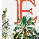 36" White Orange And Green Pineapple Home Solid Wood Porch Sign