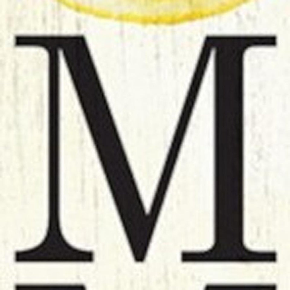 36" White Yellow And Black Solid Wood Hello Summer Porch Sign