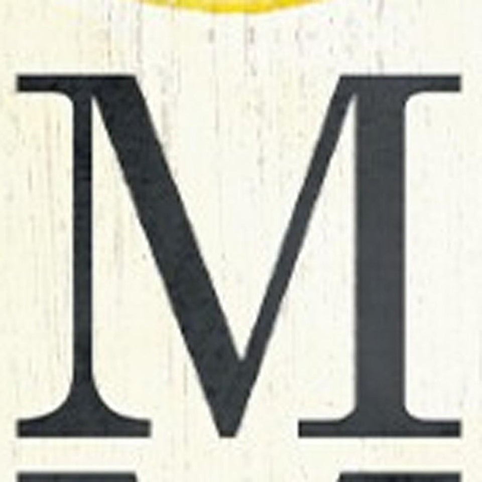 48" White And Yellow Solid Wood Hello Summer Porch Sign