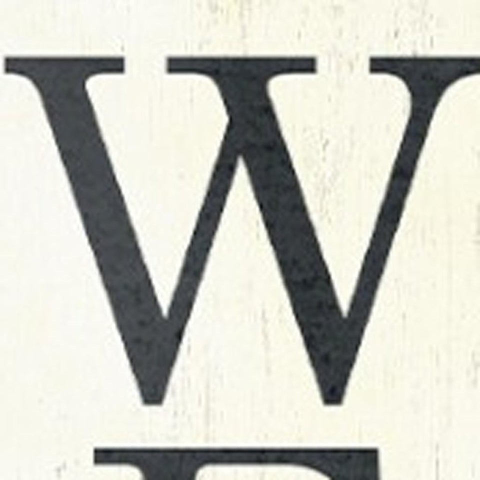 48" White And Yellow Solid Wood Welcome Porch Sign