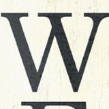 48" White And Yellow Solid Wood Welcome Porch Sign