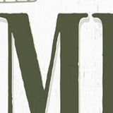 36" White And Green Solid Wood Christ Religious Porch Sign