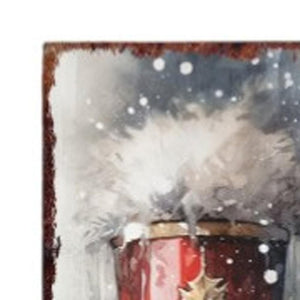 36" Black Red And White Solid Wood Christmas Nutcracker Porch Sign