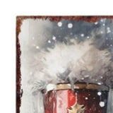 36" Black Red And White Solid Wood Christmas Nutcracker Porch Sign