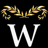 72" Black White Yellow And Orange Solid Wood Porch Sign