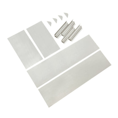 44" X 22" White Heavy Duty Plastic Rectangular Raised Garden Bed