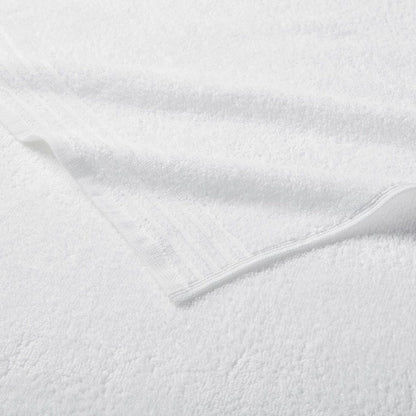 Set of Twelve White Cotton Quick Dry Towel Set