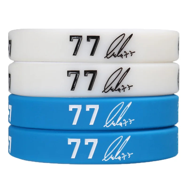 Silicone Wristband Basketball Sports Bracelet Men's Fashion Casual Jewelry