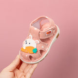 Cheerful Mario Baby shoes Cute vocalizing baby shoes Cartoon animal toddler shoes for boys and girls