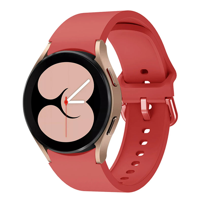 20mm Silicone Strap For Samsung Galaxy Watch 7 6 5 4 Smart Watch Band for Galaxy Watch FE