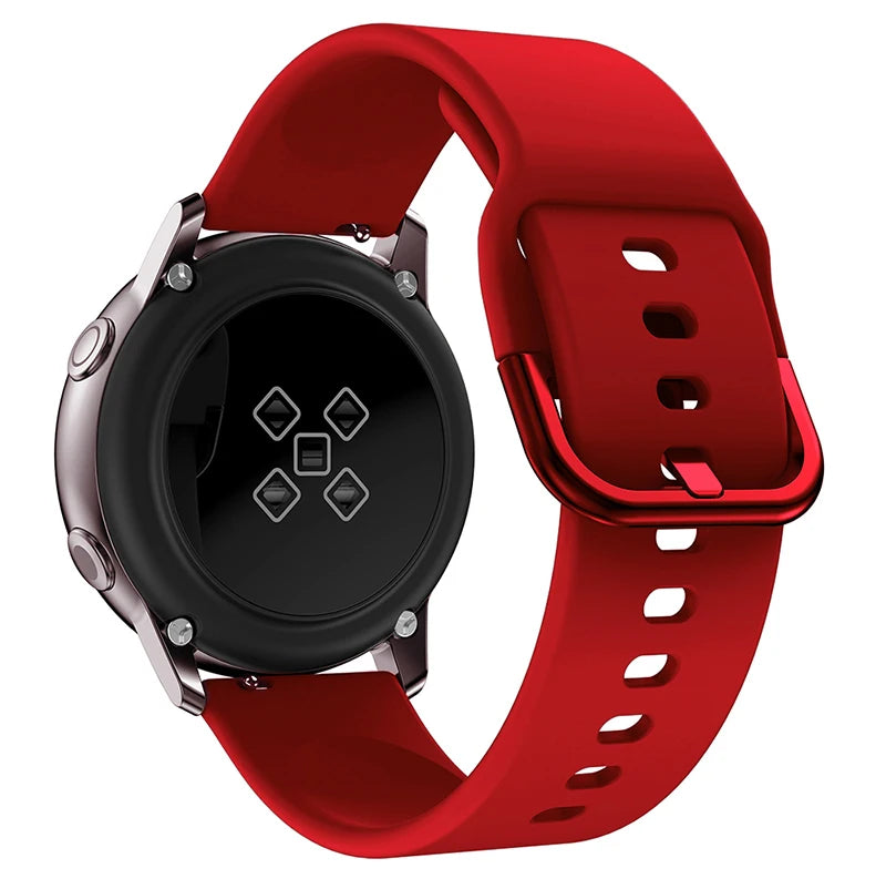 Replacement Band For Samsung Galaxy Watch 3 41mm Silicone Strap For Samsung Galaxy Watch Active 1/2 Galaxy Watch 42mm Watchbands