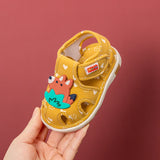 Cheerful Mario Baby shoes Cute vocalizing baby shoes Cartoon animal toddler shoes for boys and girls