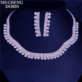 Fashion Wedding Bridal Jewelry Sets For Women Rhinestone Austrian Crystal Jewelry Set Bracelet