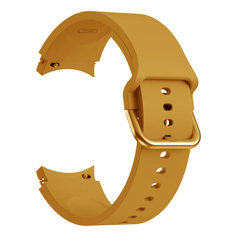 20mm Silicone Strap For Samsung Galaxy Watch 7 6 5 4 Smart Watch Band for Galaxy Watch FE