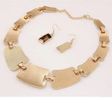Statement Jewelry Sets Fashion Popular, Elegant, Punk, Geometric Leopard, Link Chain Necklace, Earring Sets, Fashion