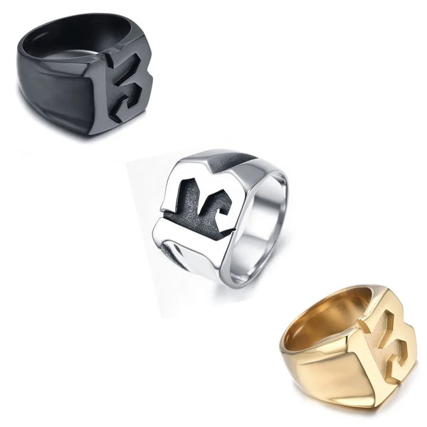 Titanium Steel Ring Jewelry Men's Fashion  Ring