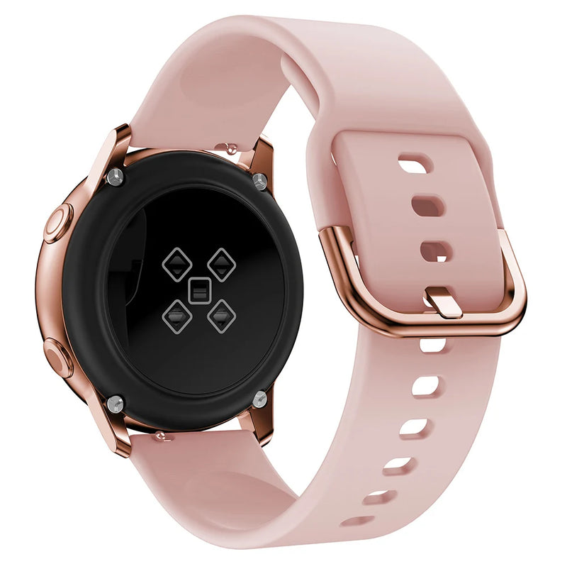 Replacement Band For Samsung Galaxy Watch 3 41mm Silicone Strap For Samsung Galaxy Watch Active 1/2 Galaxy Watch 42mm Watchbands