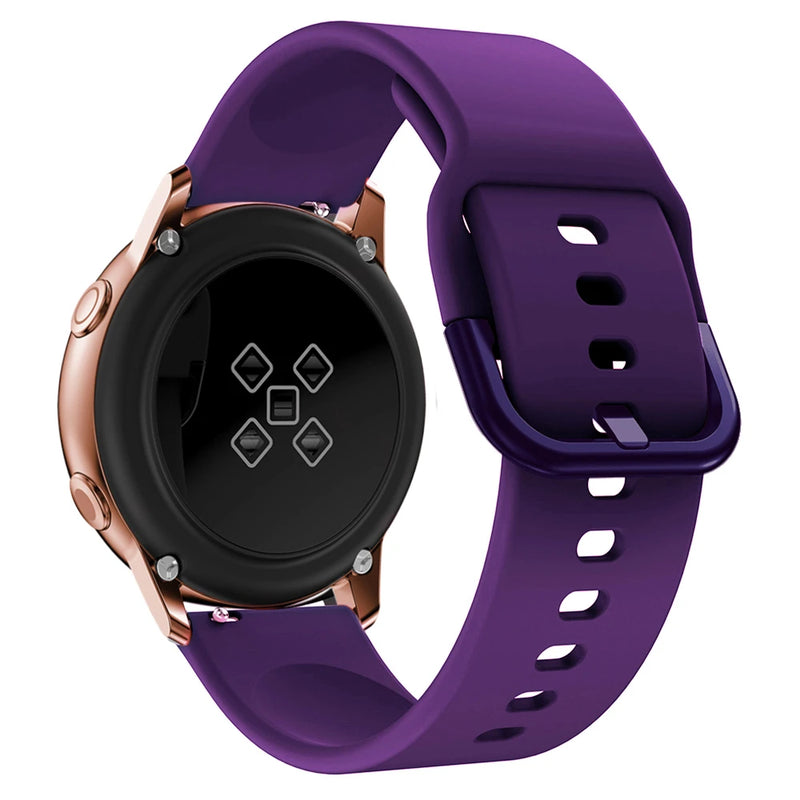 Replacement Band For Samsung Galaxy Watch 3 41mm Silicone Strap For Samsung Galaxy Watch Active 1/2 Galaxy Watch 42mm Watchbands
