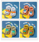 Cheerful Mario Baby shoes Cute vocalizing baby shoes Cartoon animal toddler shoes for boys and girls