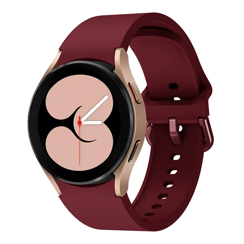 20mm Silicone Strap For Samsung Galaxy Watch 7 6 5 4 Smart Watch Band for Galaxy Watch FE
