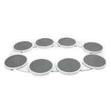 360° rotating kitchen countertop turntable—heat-resistant and perfect for rectangular dining tables."