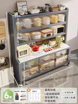 Kitchen Sideboard - Multifunctional Cabinet for Dining Room or Kitchen, Storage & Display Furniture