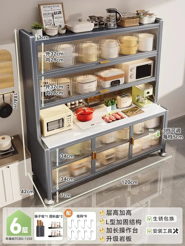 Kitchen Sideboard - Multifunctional Cabinet for Dining Room or Kitchen, Storage & Display Furniture