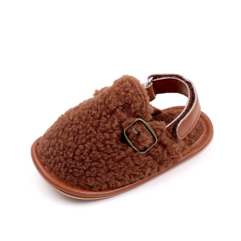 Baby Shoes Soft Cotton Plushy Winter and Autumn Indoor Prewalking 0-18 Months Baby Toddler Wear Comfortable Fashion Baby Shoes