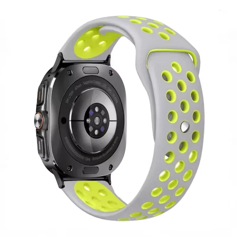 Two-tone Silicone Strap for Samsung Galaxy Watch Ultra 47mm Sports Breathable Bracelet Wristband for Galaxy Watch Ultra Correa