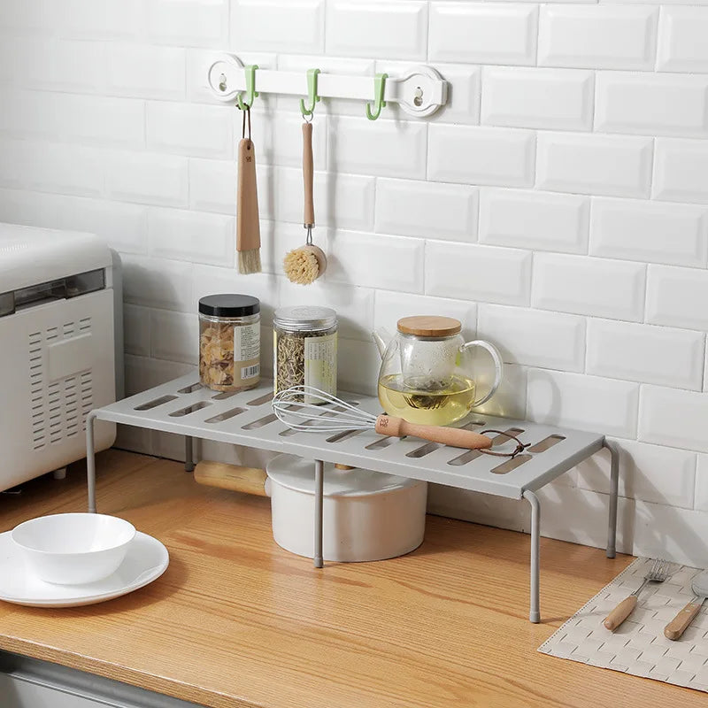 Kitchen Retractable Shelves, Cupboard Dish Racks, Kitchenware Condiment Storage Racks, Kitchen Spice Racks Storage Shelves