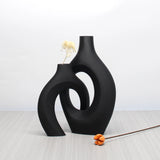 "Bohemian-style art vase set—perfect for home, office, or wedding decor in living rooms and bedrooms.