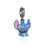 Cute 925 sterling silver cat pendant bead—fits original charm bracelets. Perfect for women and men.