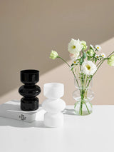 Nordic Glass Vase - Stylish Home Decor for Room or Desktop Flower Display