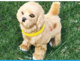 Voice-controlled electric dog toy plush with music, perfect for kids and as a gift.