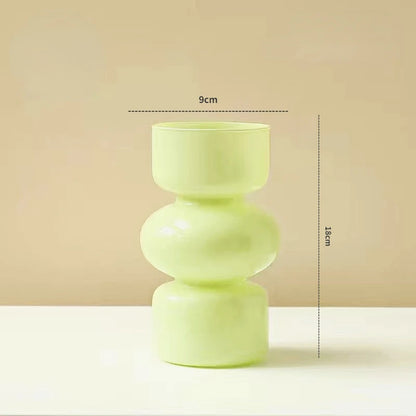 Nordic Glass Vase - Stylish Home Decor for Room or Desktop Flower Display