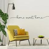 1pc Vinyl Sticker Home Sweet Home Decor Phrase Wall Sticker Art Decal For House Decoration Wall Decals Bedroom