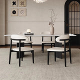 Mobile Nordic extending dining table—ideal for restaurants and living rooms, combining style and functionality."