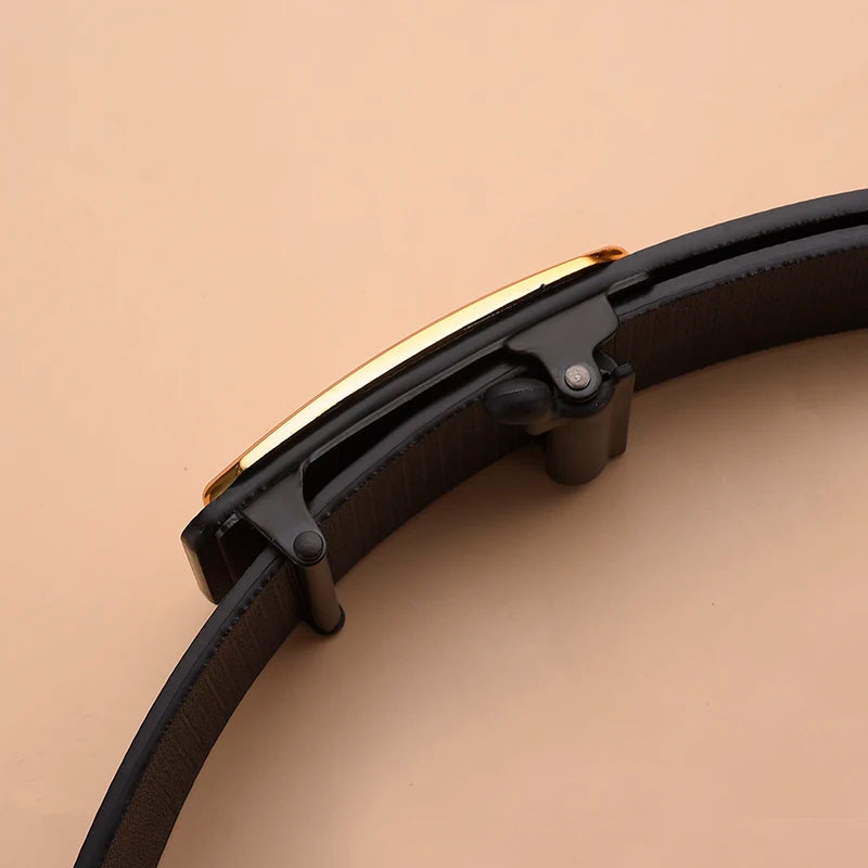 Men's Fashion Belt New High-Quality Toothless Automatic Buckle Men's Fashion Wear-Resistant Belt