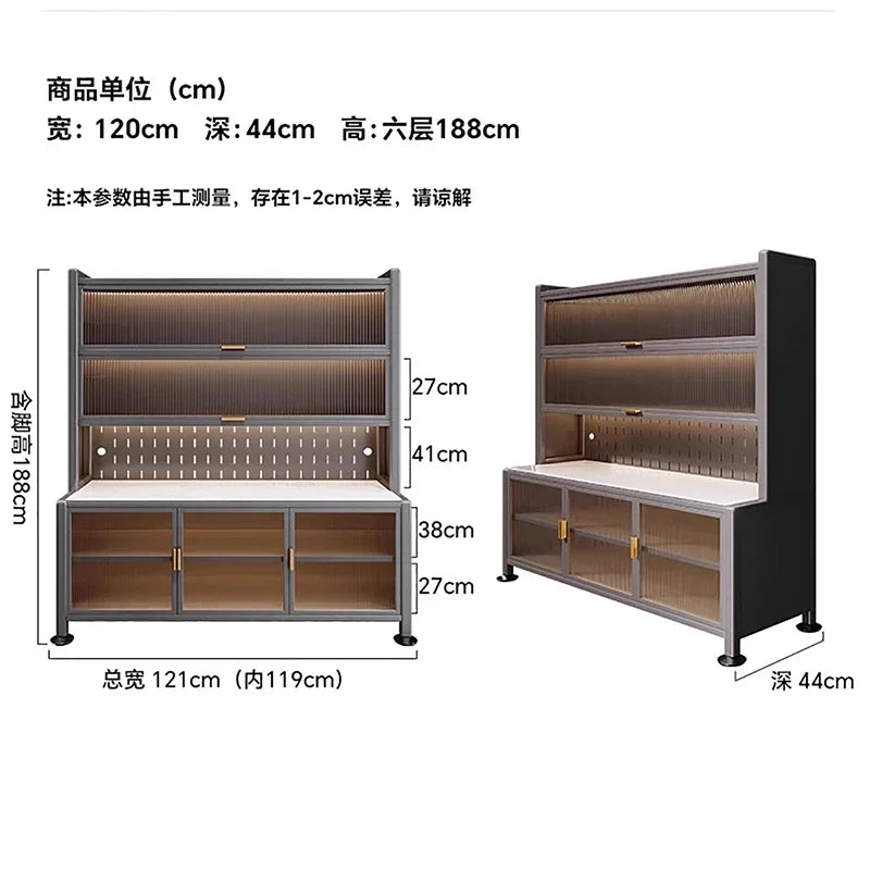 Kitchen Sideboard - Multifunctional Cabinet for Dining Room or Kitchen, Storage & Display Furniture