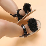 Baby Shoes Baby Shoes 0-18 Months Female Infant Fashion Flower Sandals Non slip Soft Sole Walking Shoes