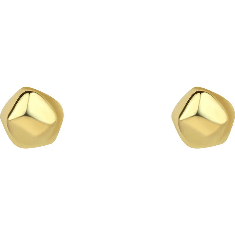 925 Silver Stud Earrings Women's Style Cute Sweet Jewelry Accessories Simple Fashion Jewelry