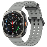 Official Ocean Silicone Strap For Samsung Galaxy Watch 7 Ultra 47mm Watchband Replacement Bracelet For Galaxy Watch Ultra Correa
