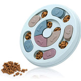 Interactive pet toy set: slow feeder & brain games to entertain and stimulate cats and dogs