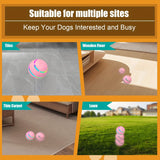 LED pet ball with automatic motion for fun indoor/outdoor play and exercise.