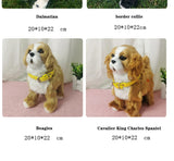 Voice-controlled electric dog toy plush with music, perfect for kids and as a gift.
